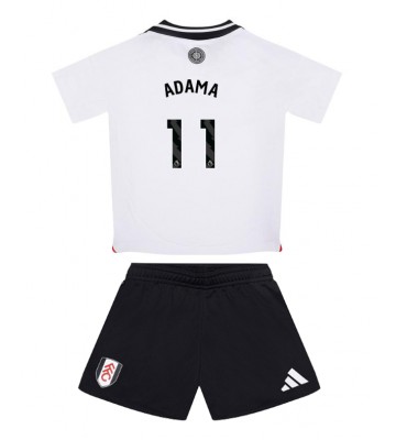 Fulham Adama Traore #11 Hemmakläder Barn 2024-25 Kortärmad (+ Korta byxor)